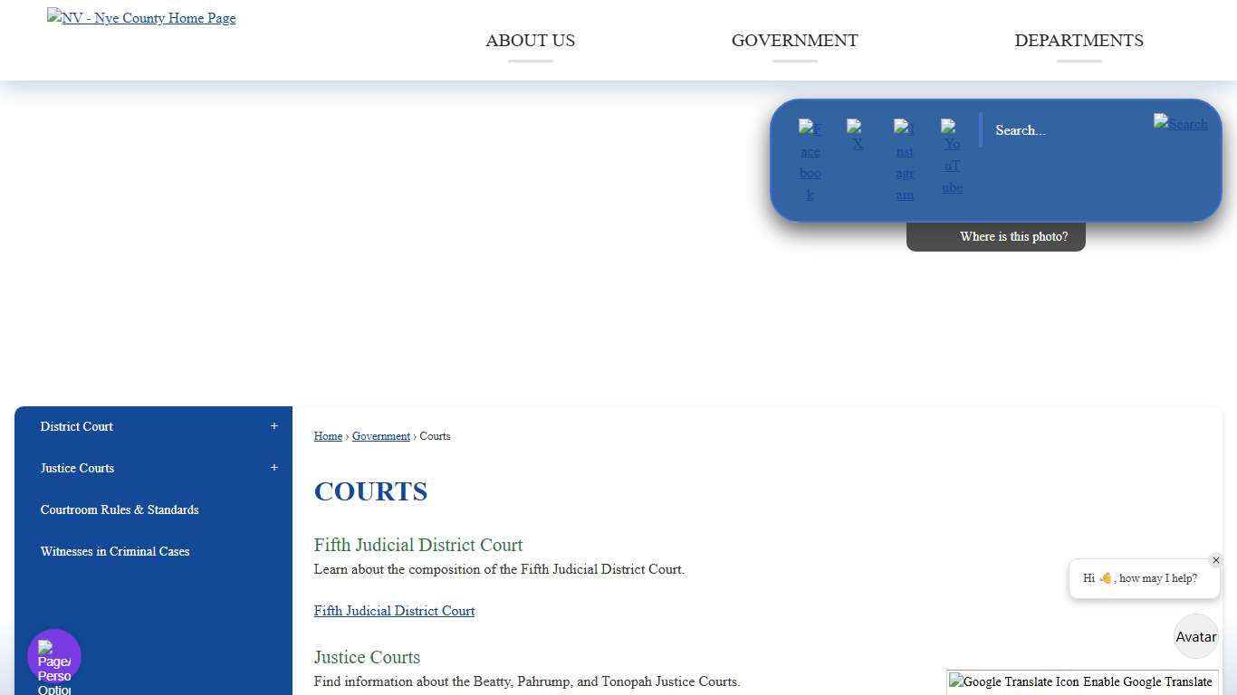 Courts | Nye County, NV Official Website